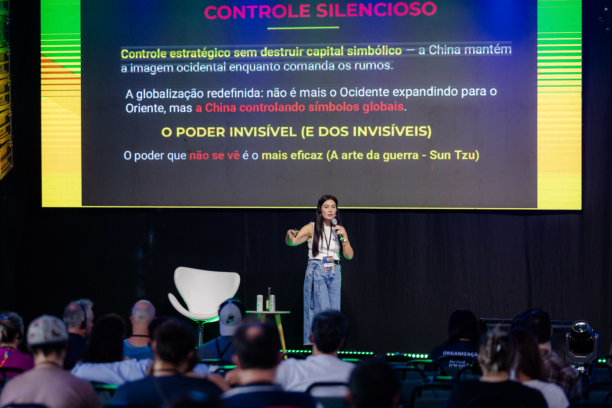 Palco e Plateia do Festival Iguassu Inova
